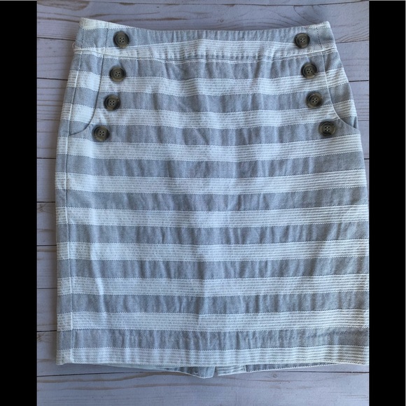 LOFT stripped pencil skirt - Picture 1 of 3